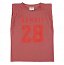 Sisters Department,Sleeveless t-shirt w/ shoulder pads | Brown  w/ "28" print
